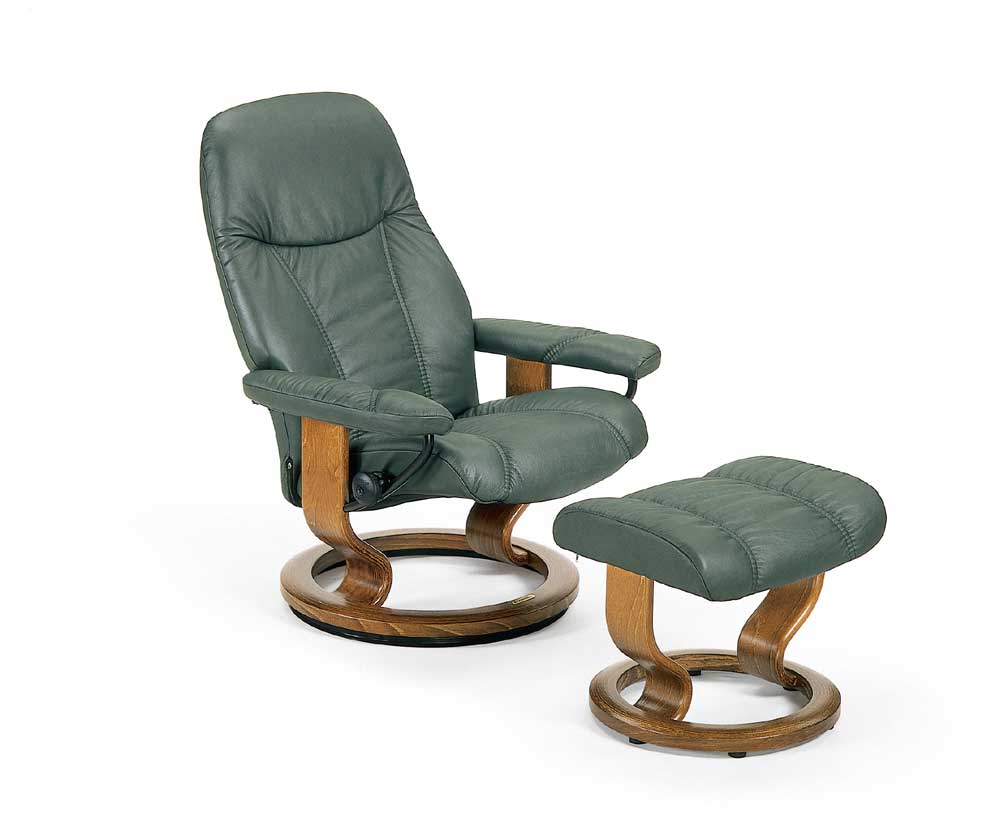 Stressless consul chair online small with classic base