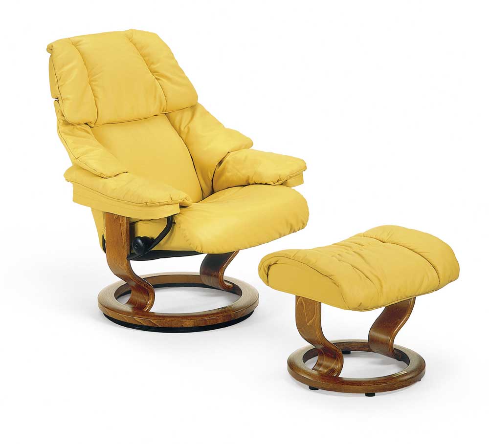 Small new arrivals yellow recliner