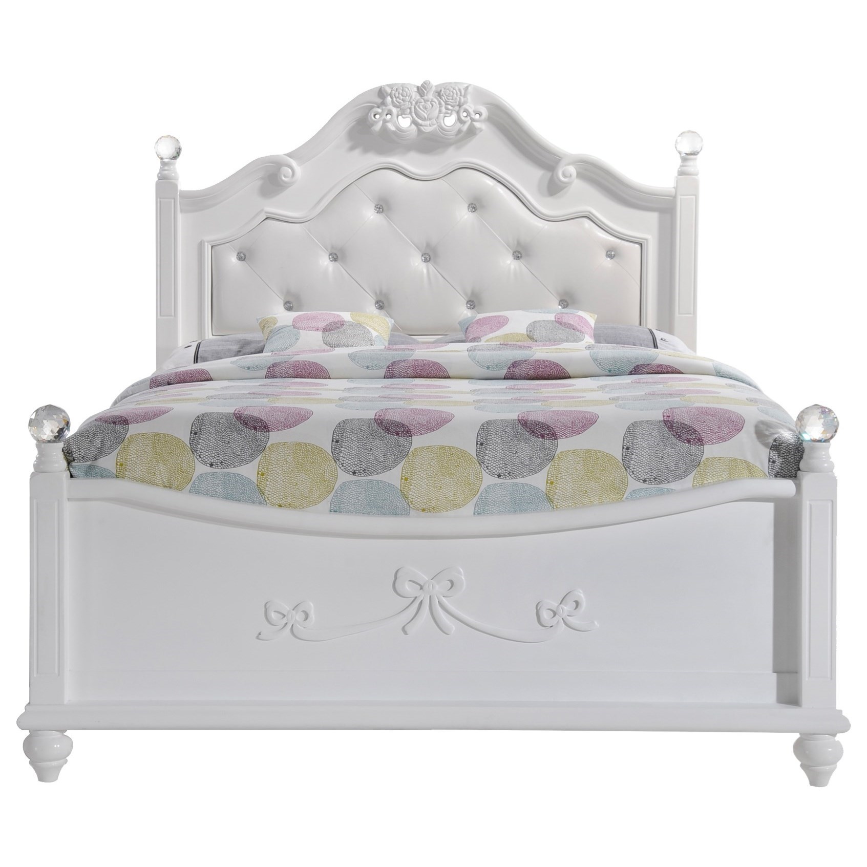 Elements Alana AN700FB Full Platform Bed with Upholstered