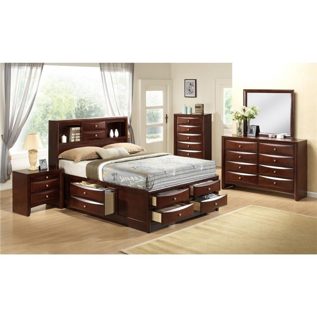 Espresso color best sale nightstand