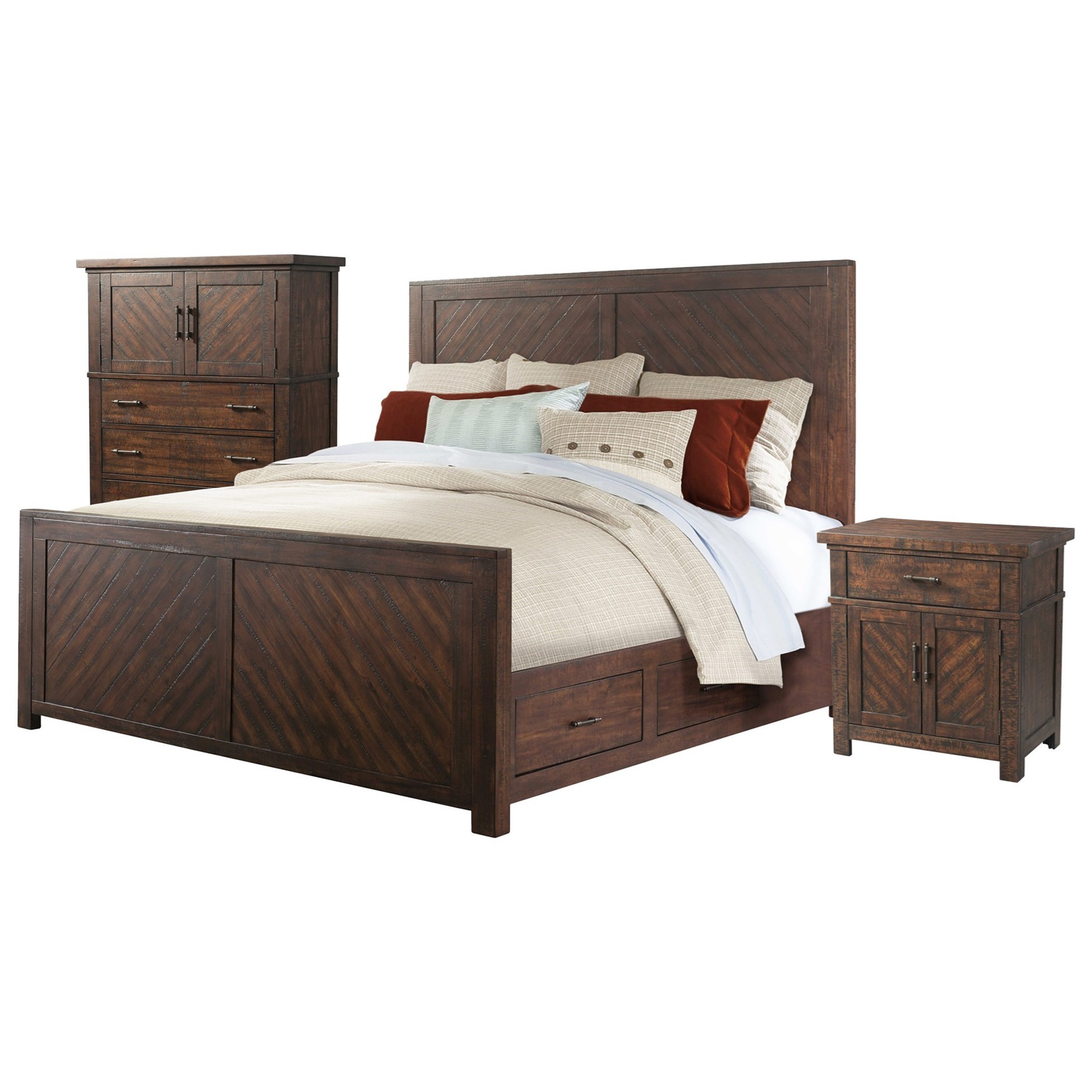 Dunk and store bright bedroom sets