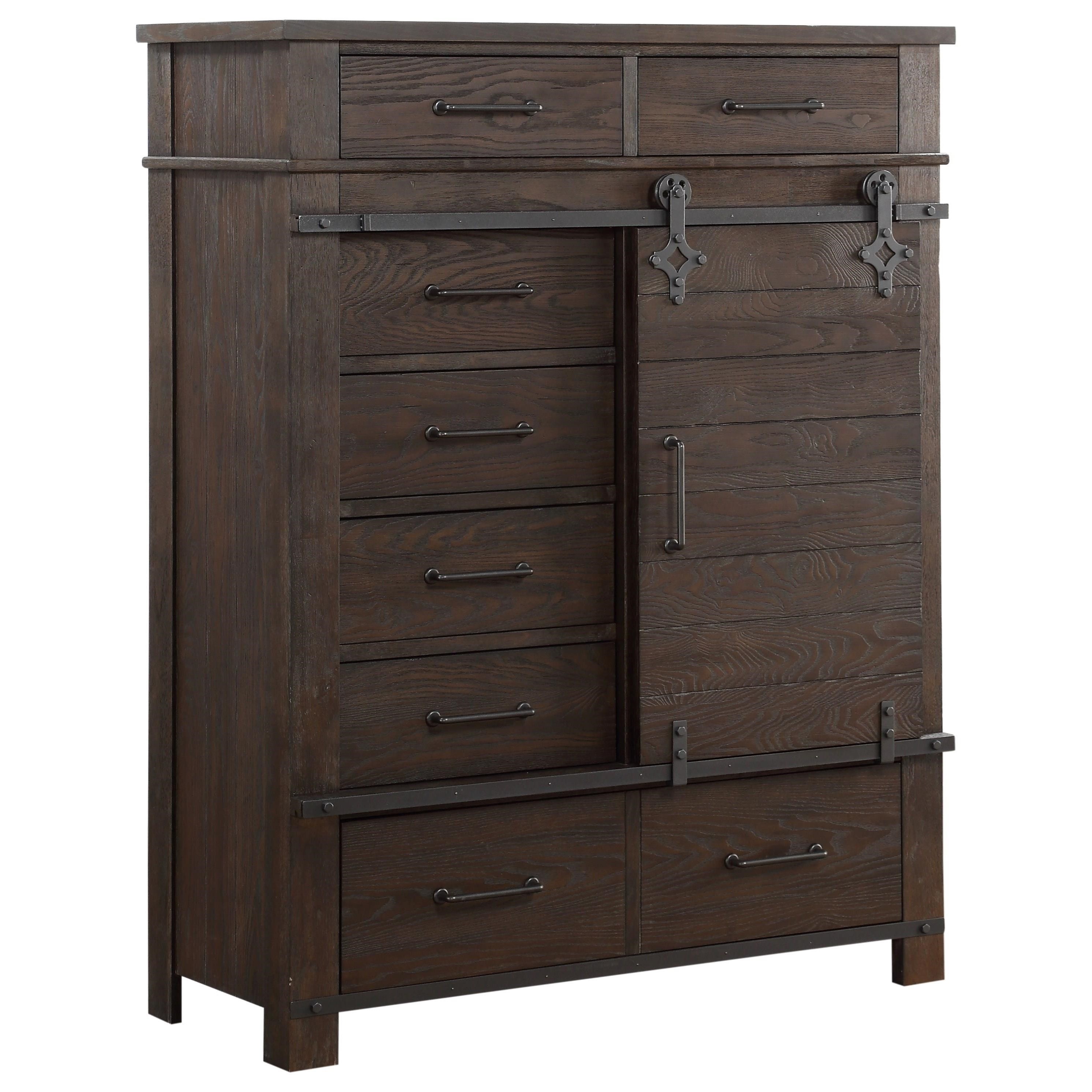 Gentleman's chest with sliding clearance door