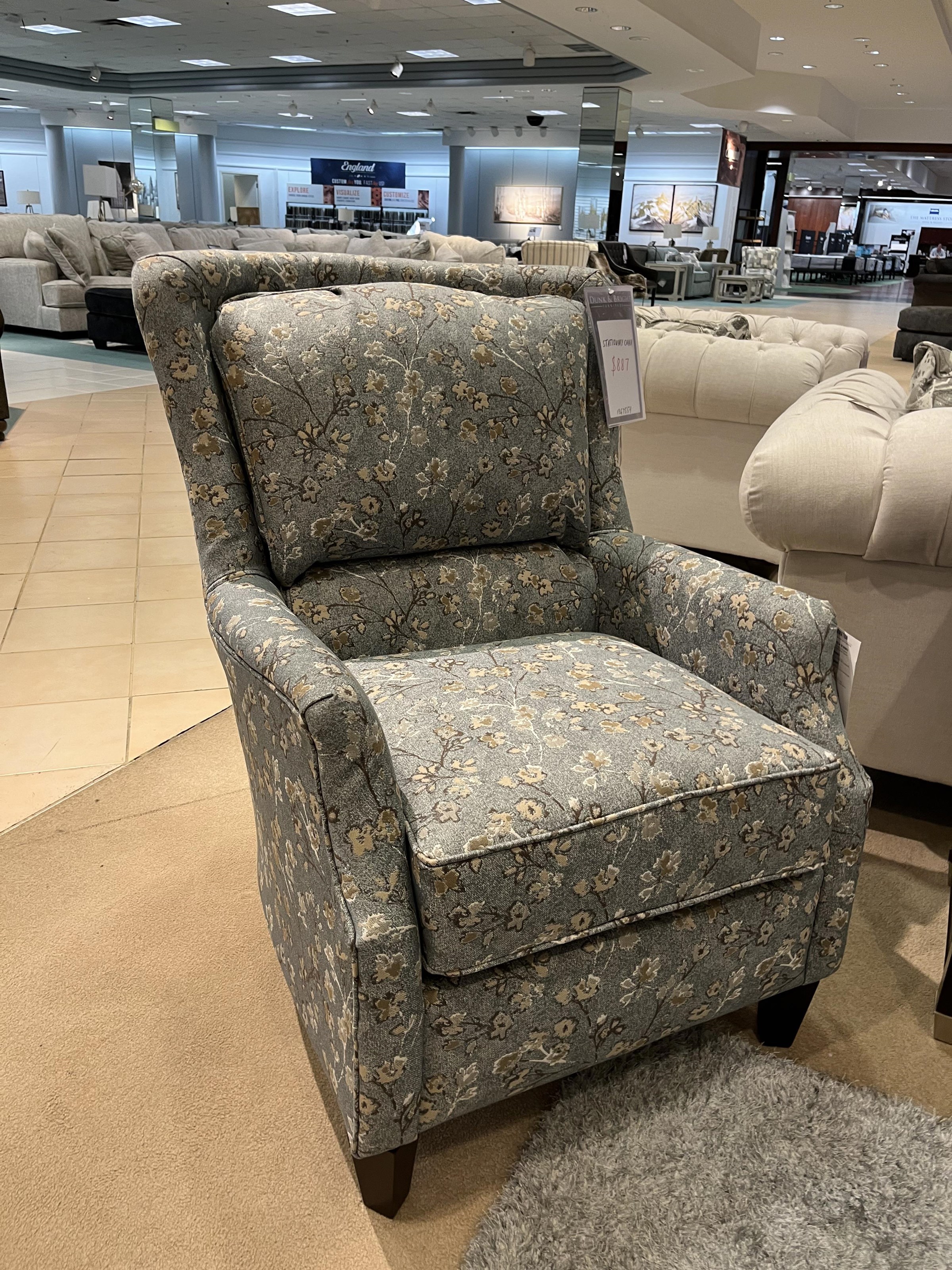 Plush club sales chair
