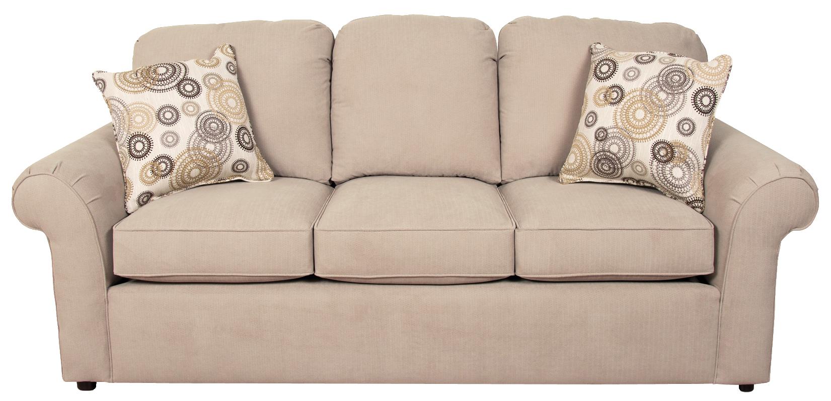 England 2400 X Series Malibu 2405 Capri Grey Sofa Sleeper Sofa