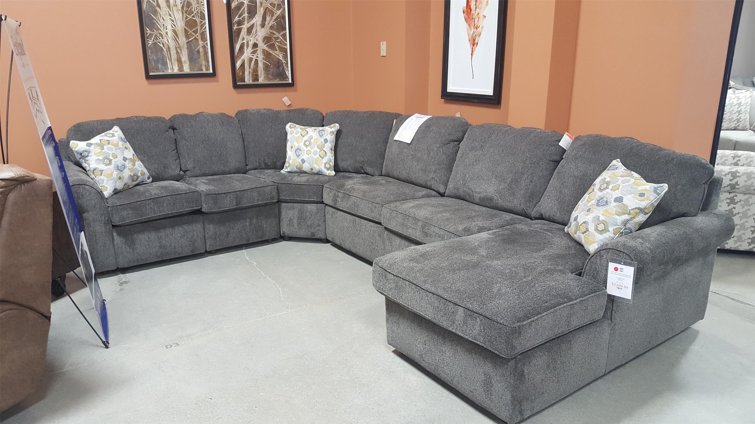 England 2400 X Series Malibu 2400 4 Piece Customizable Sectional
