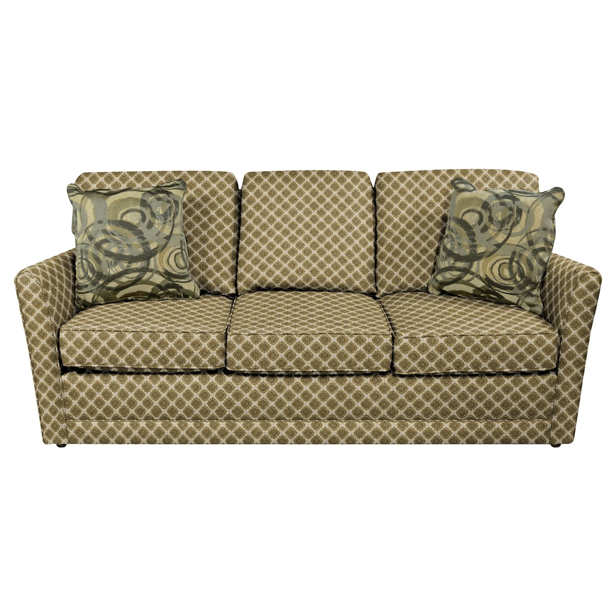 England 3T00 Series 3T05 Simple Sofa with Tapered Arms Reeds Furniture Sofas