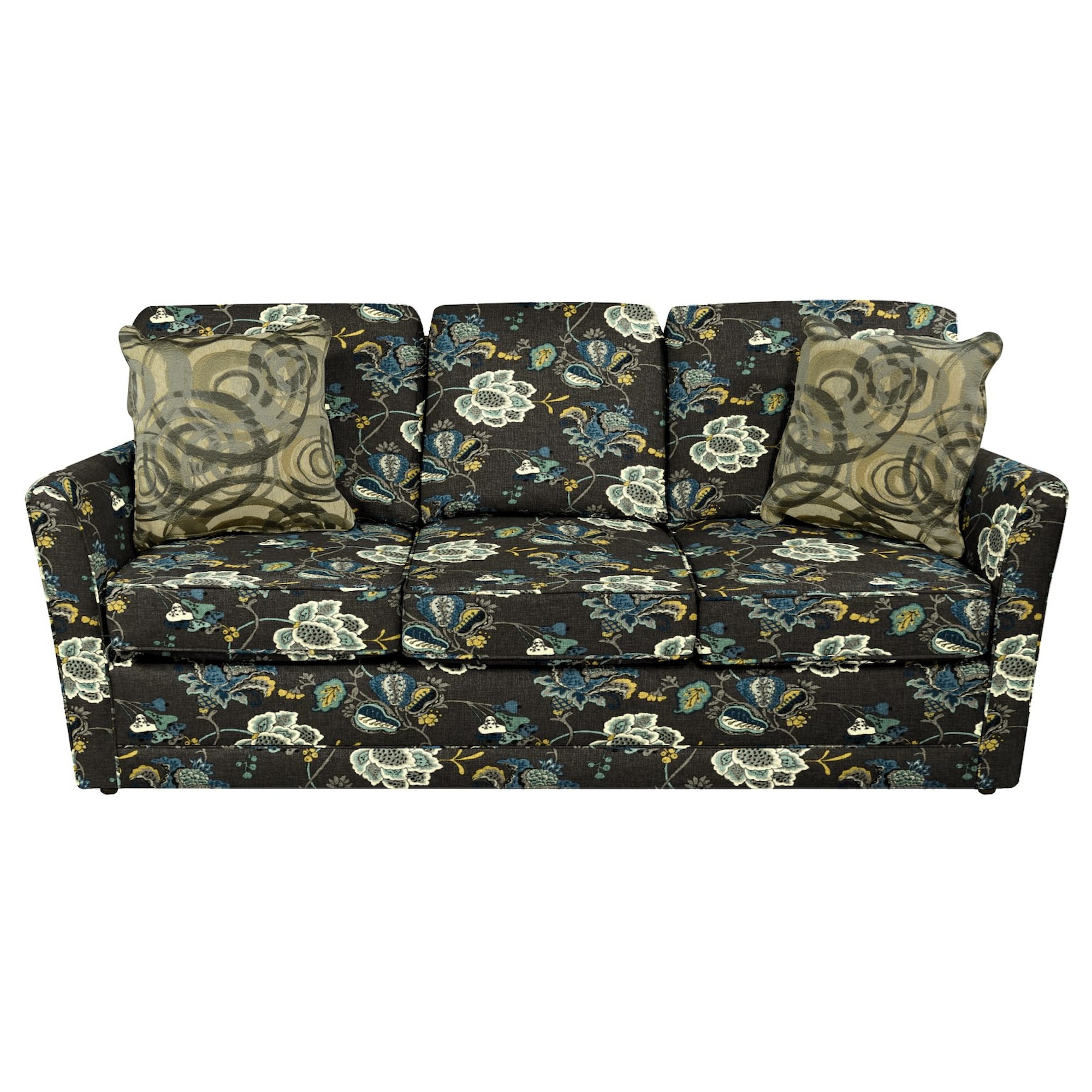 England 3T00 Series 3T05 Simple Sofa with Tapered Arms Reeds Furniture Sofas