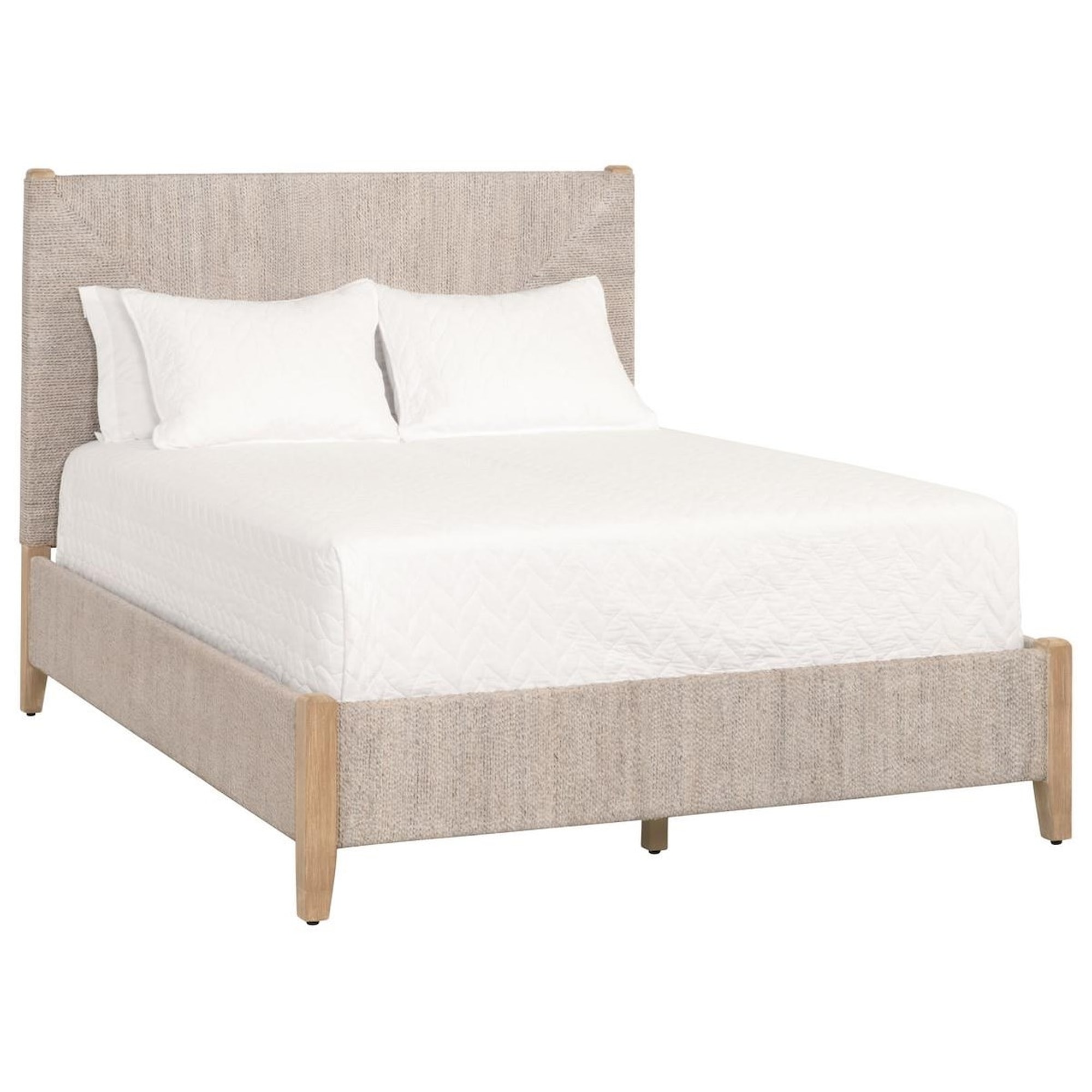 Essentials for Living Malay BRMEFL68953W Malay King Bed Malouf