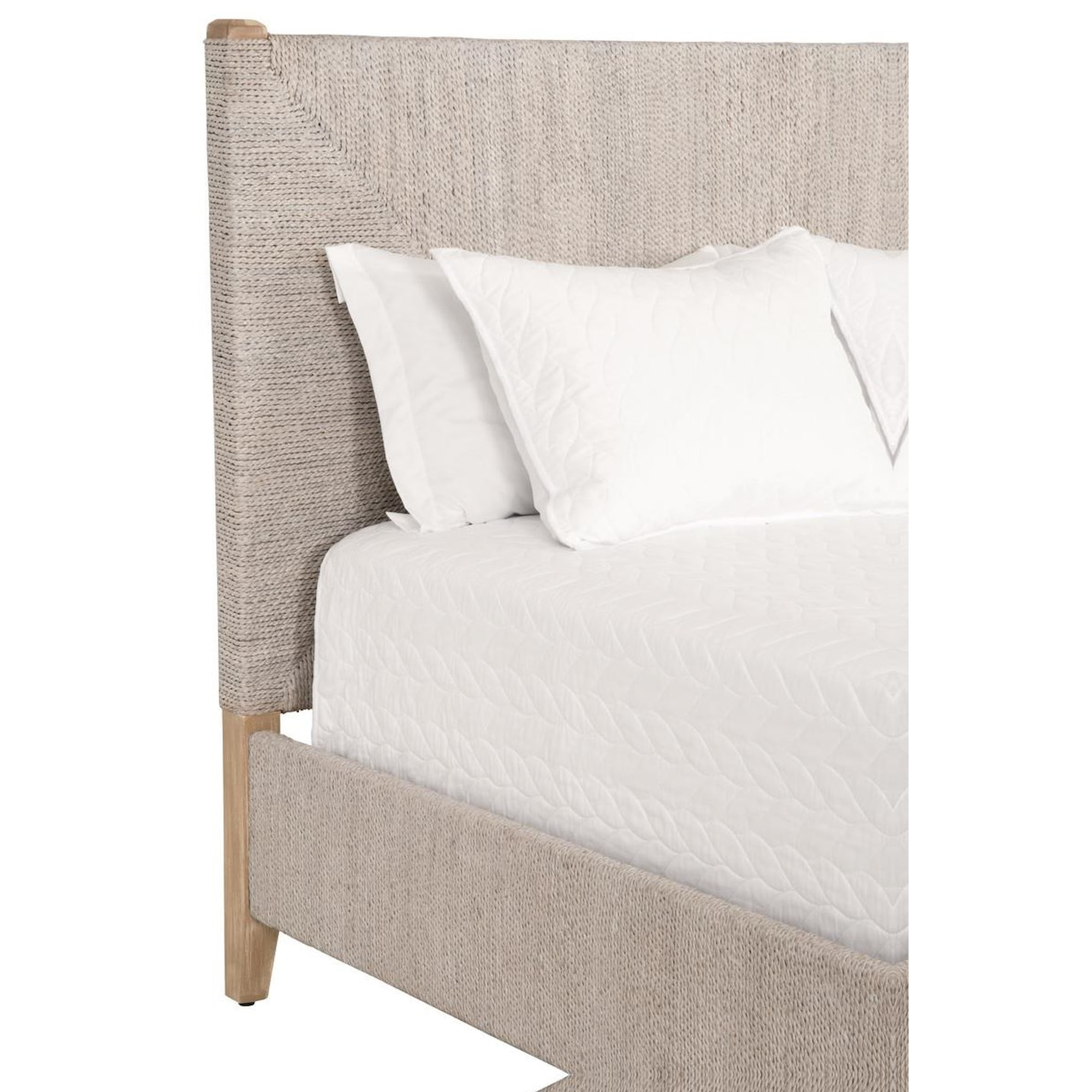 Essentials for Living Malay BRMEFL68953W Malay King Bed Malouf