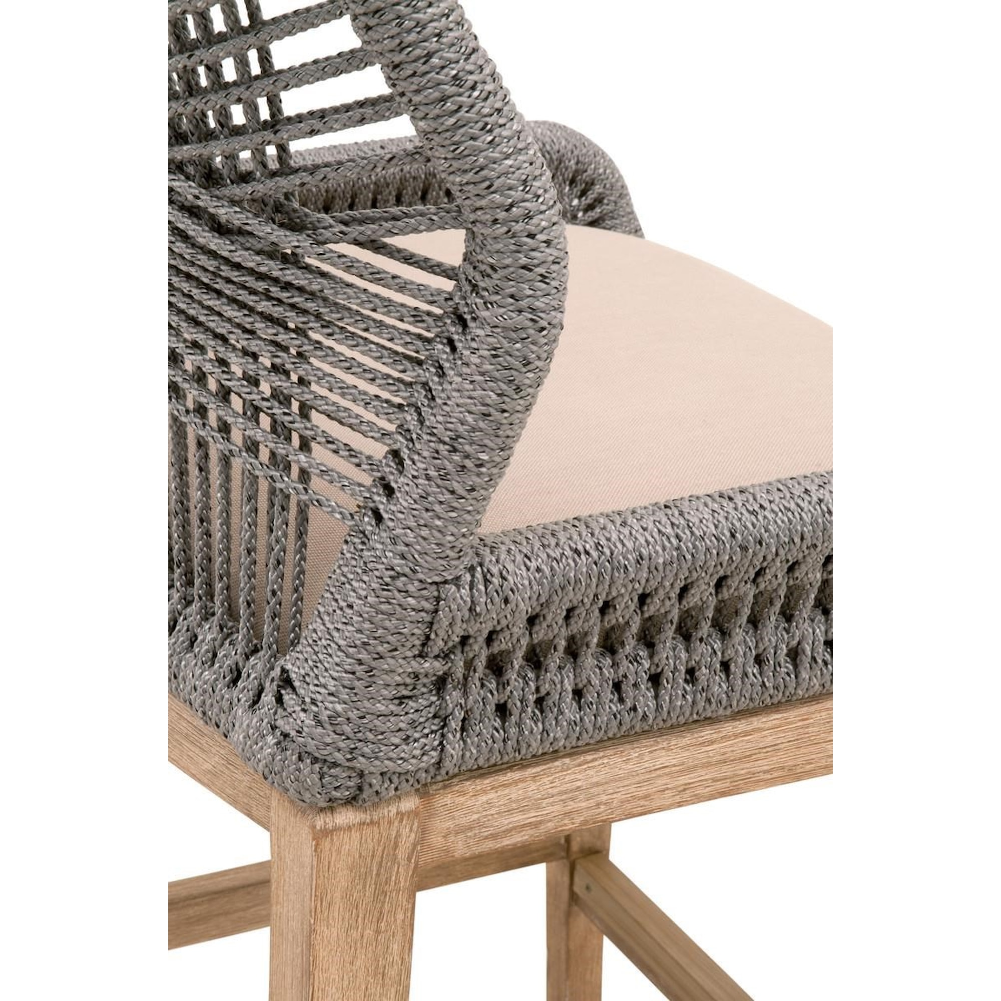 Essentials for Living Woven 6808CS.PLA.LGRY.NG LOOM COUNTER STOOL
