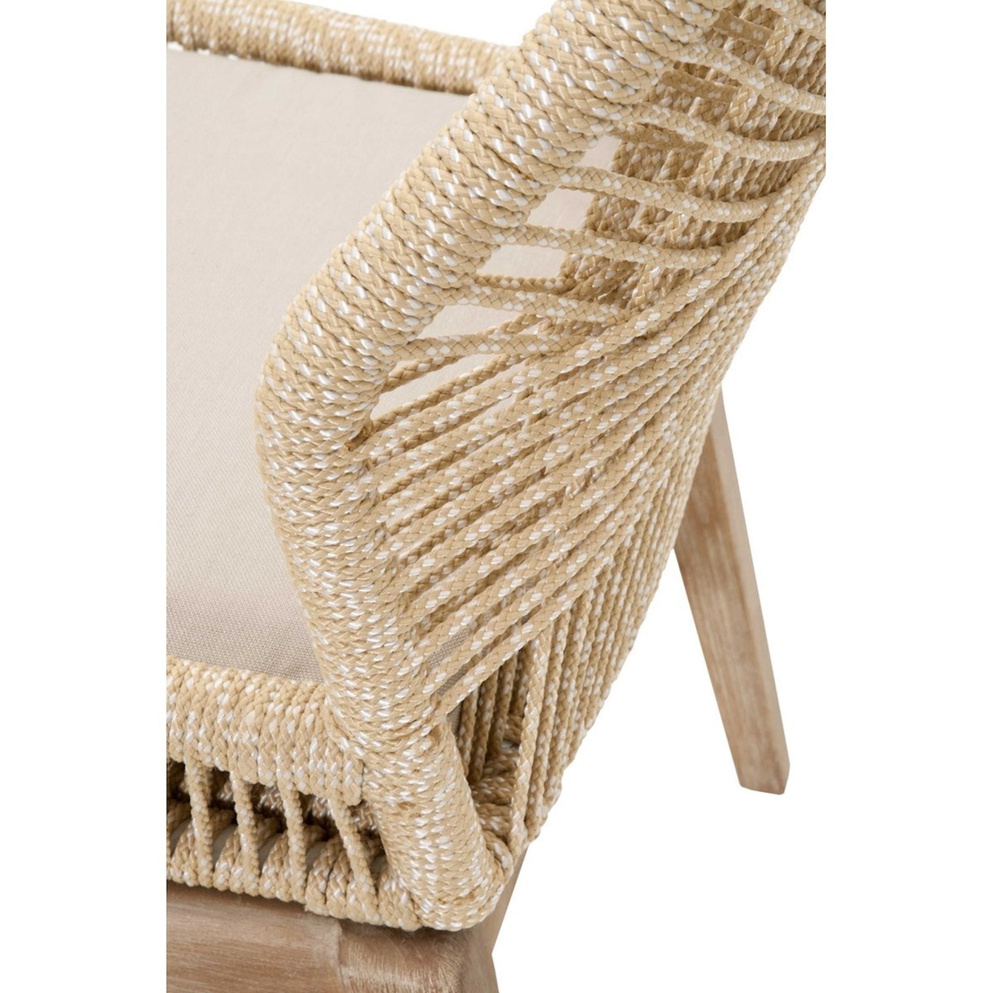 Essentials for Living Woven 6808KD.SND/LGRY Loom Woven Rope Dining