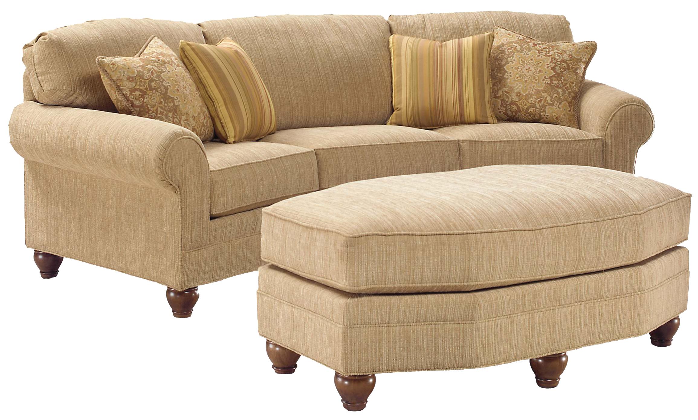 Oval ottoman discount
