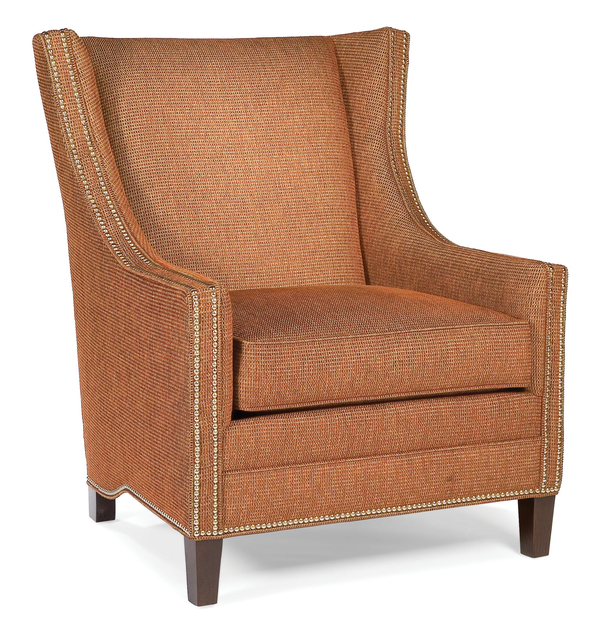 Fairfield Chairs 5356 01 Upholstered Lounge Chair with Nailhead Trim Jacksonville Furniture Mart Uph Wing Chair
