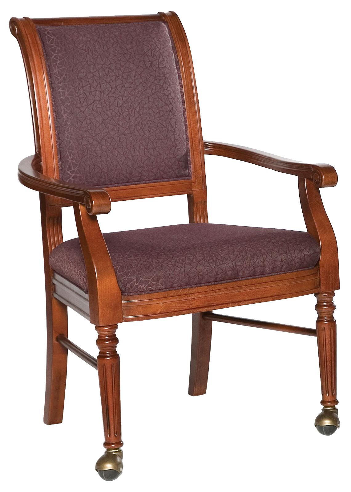 Antique chairs with casters shop on front legs only