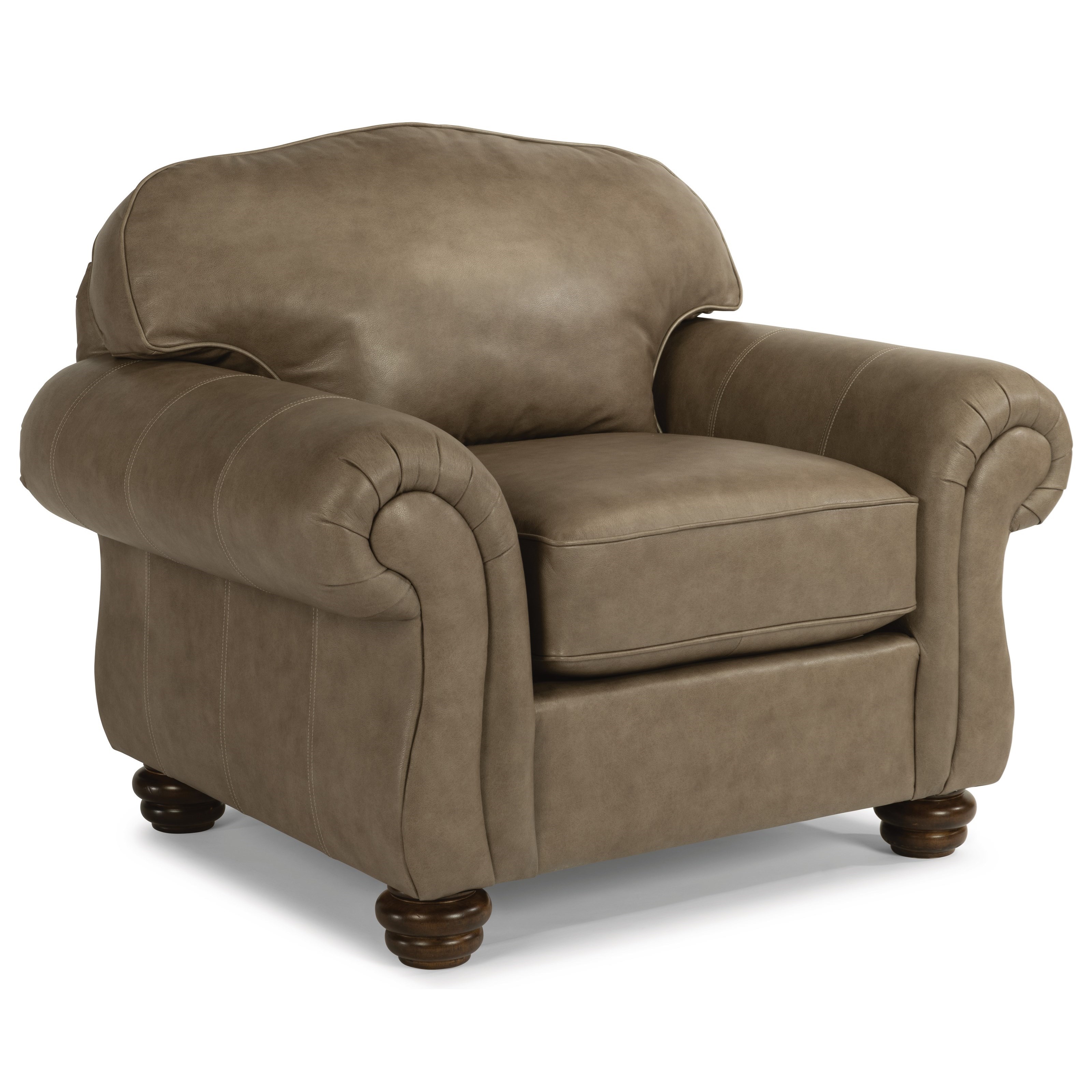 Flexsteel Bexley 3646 10 Traditional Chair with Rolled Armrests