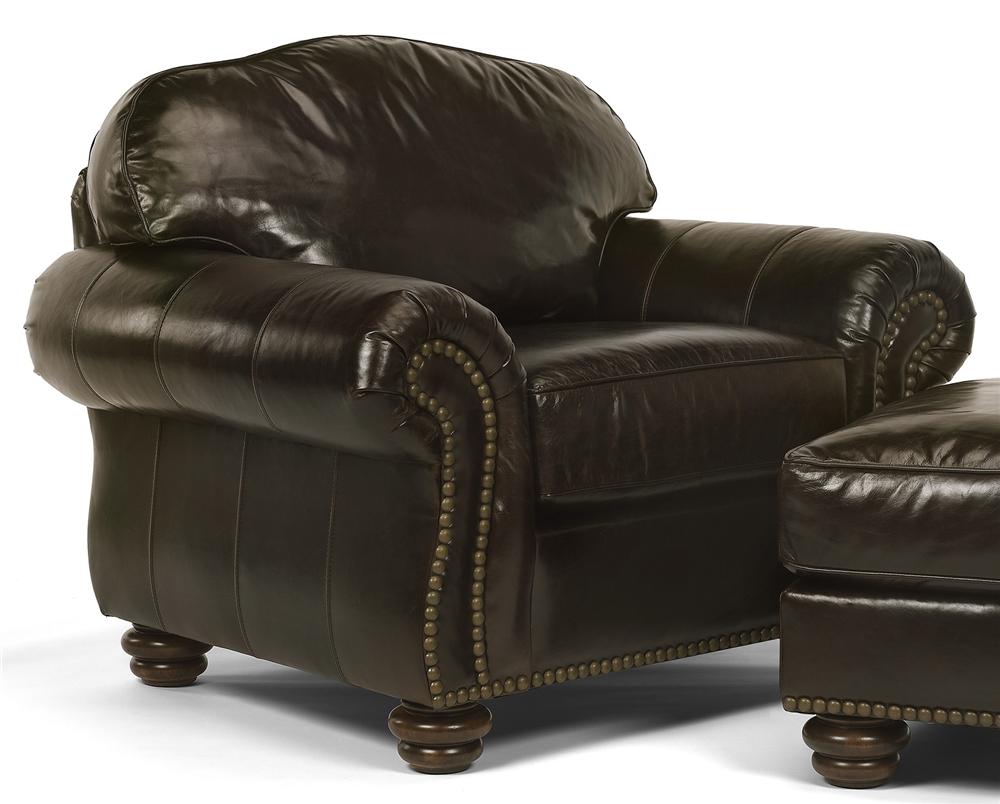 Flexsteel Bexley 3648 10 Traditional Style Chair with Nail Head