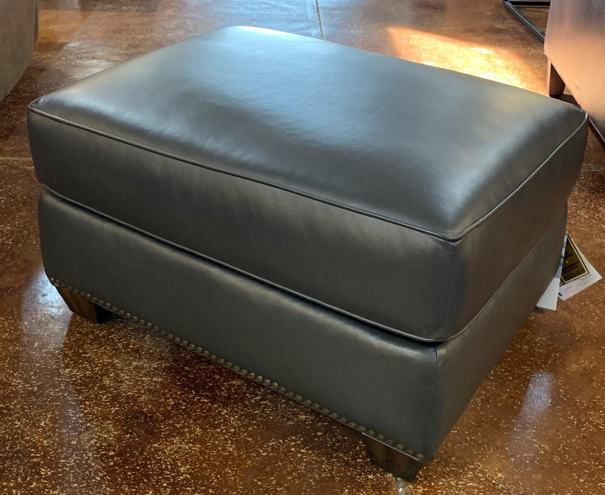 Flexsteel Carson UB393608 Carson Leather Ottoman Howell