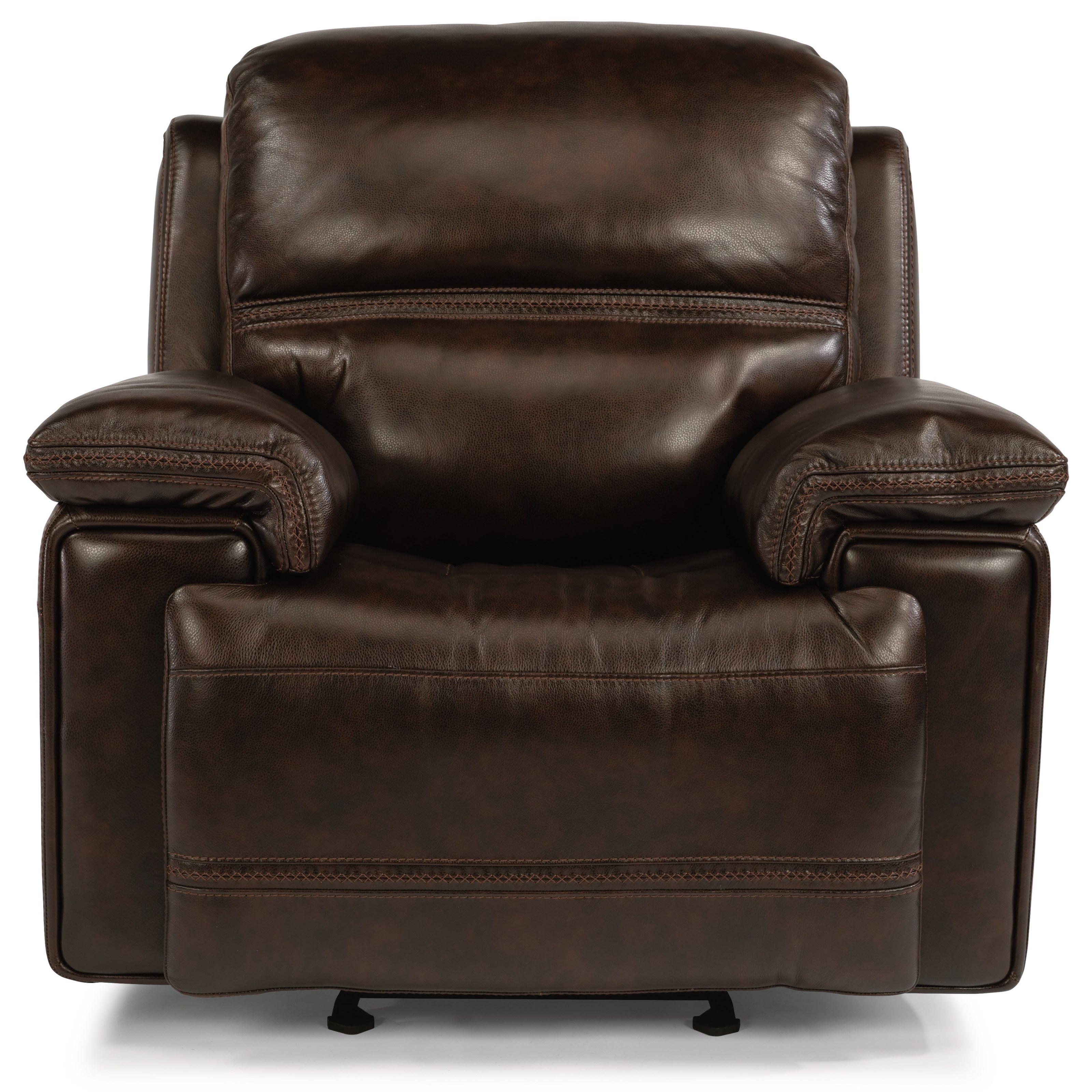 Flexsteel leather shop rocker recliner
