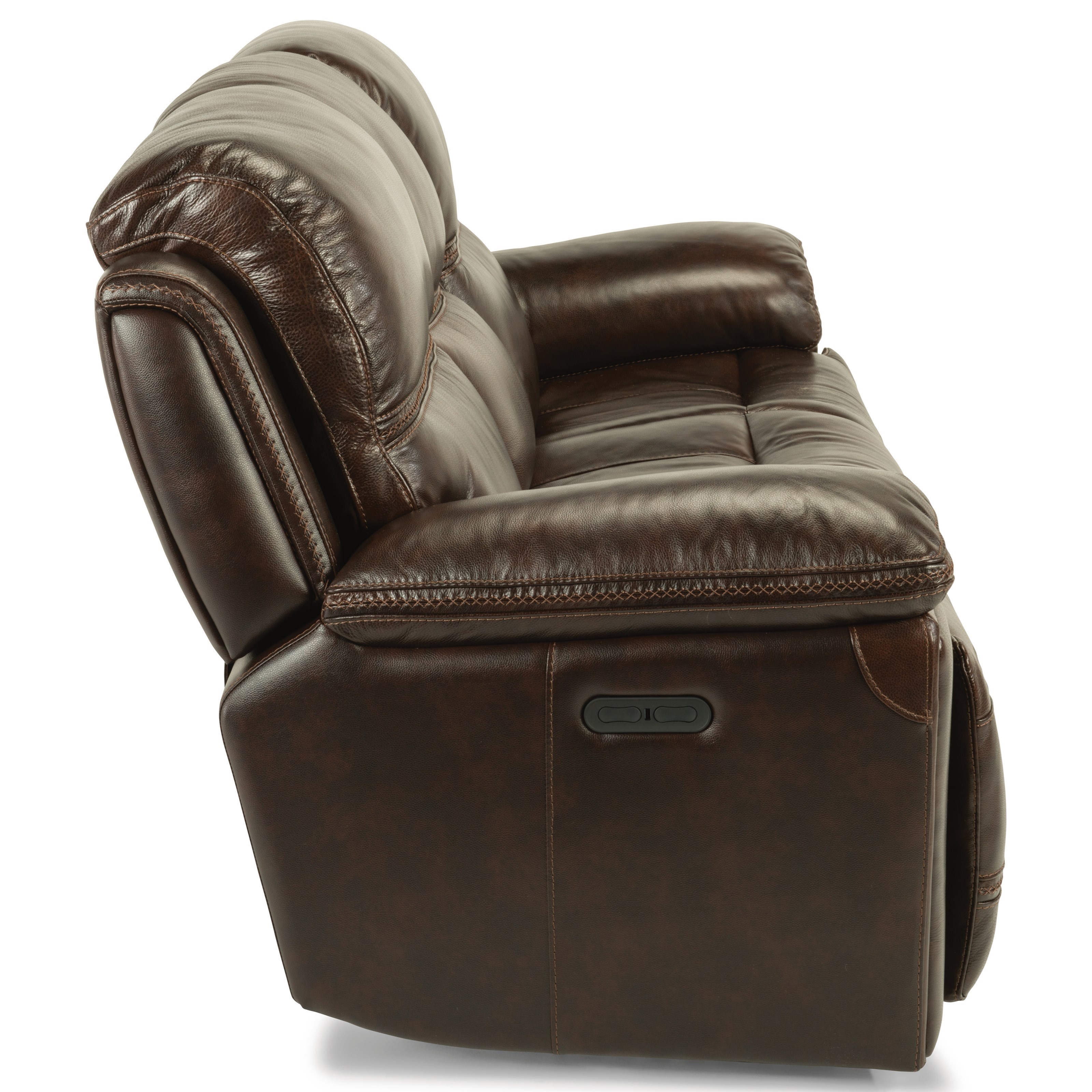 Flexsteel Latitudes Fenwick 1659 62PH 204 70 Power Reclining Sofa with Power Tilt Headrest and USB Port Reeds Furniture Reclining Sofa