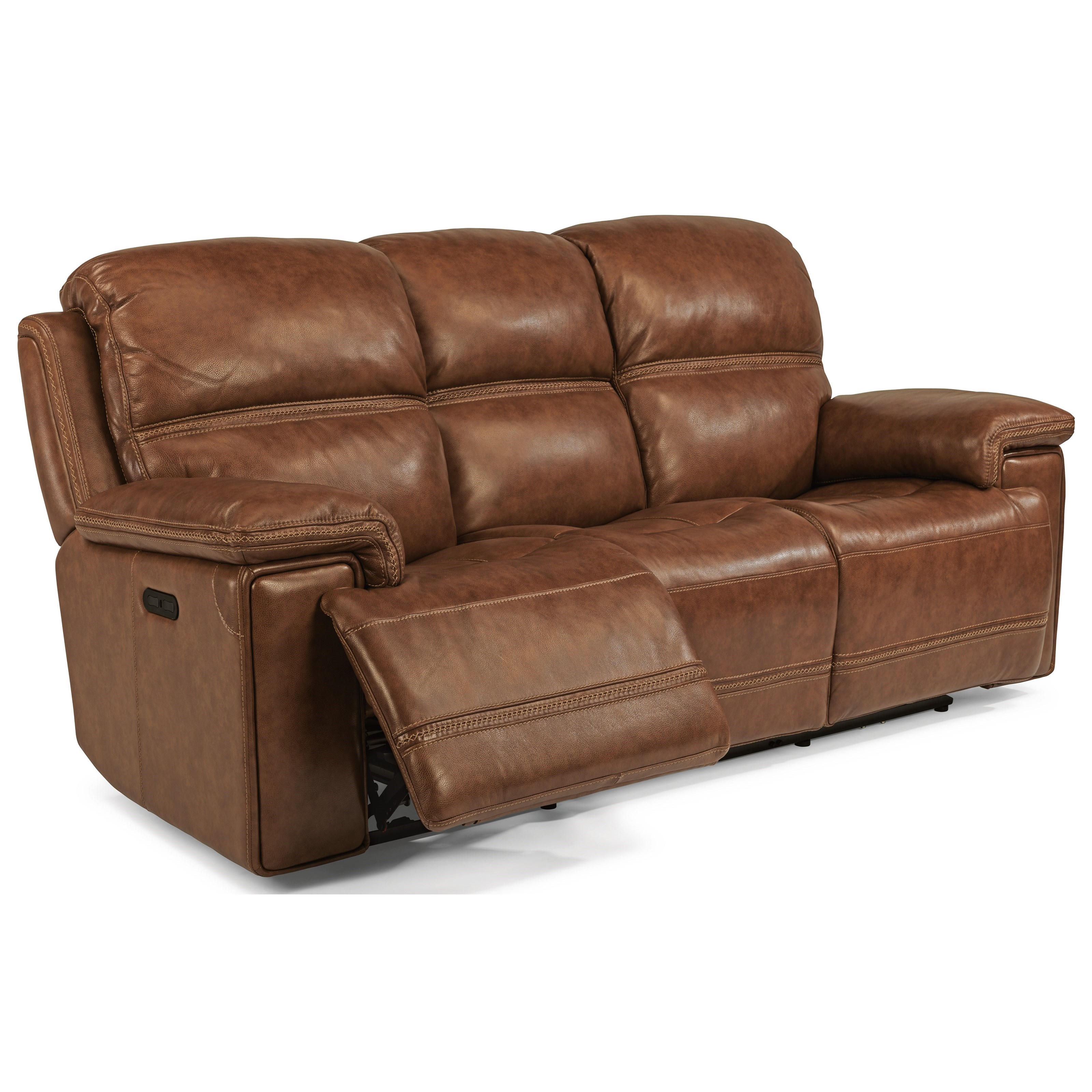 Flexsteel Latitudes Fenwick 1659 62PH 204 72 Power Reclining Sofa with Power Tilt Headrest and USB Port Furniture and ApplianceMart Reclining Sofa