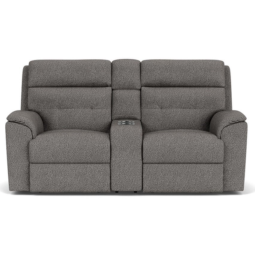 Flexsteel Mason 2804 601H 123 00 Casual Power Reclining Loveseat w