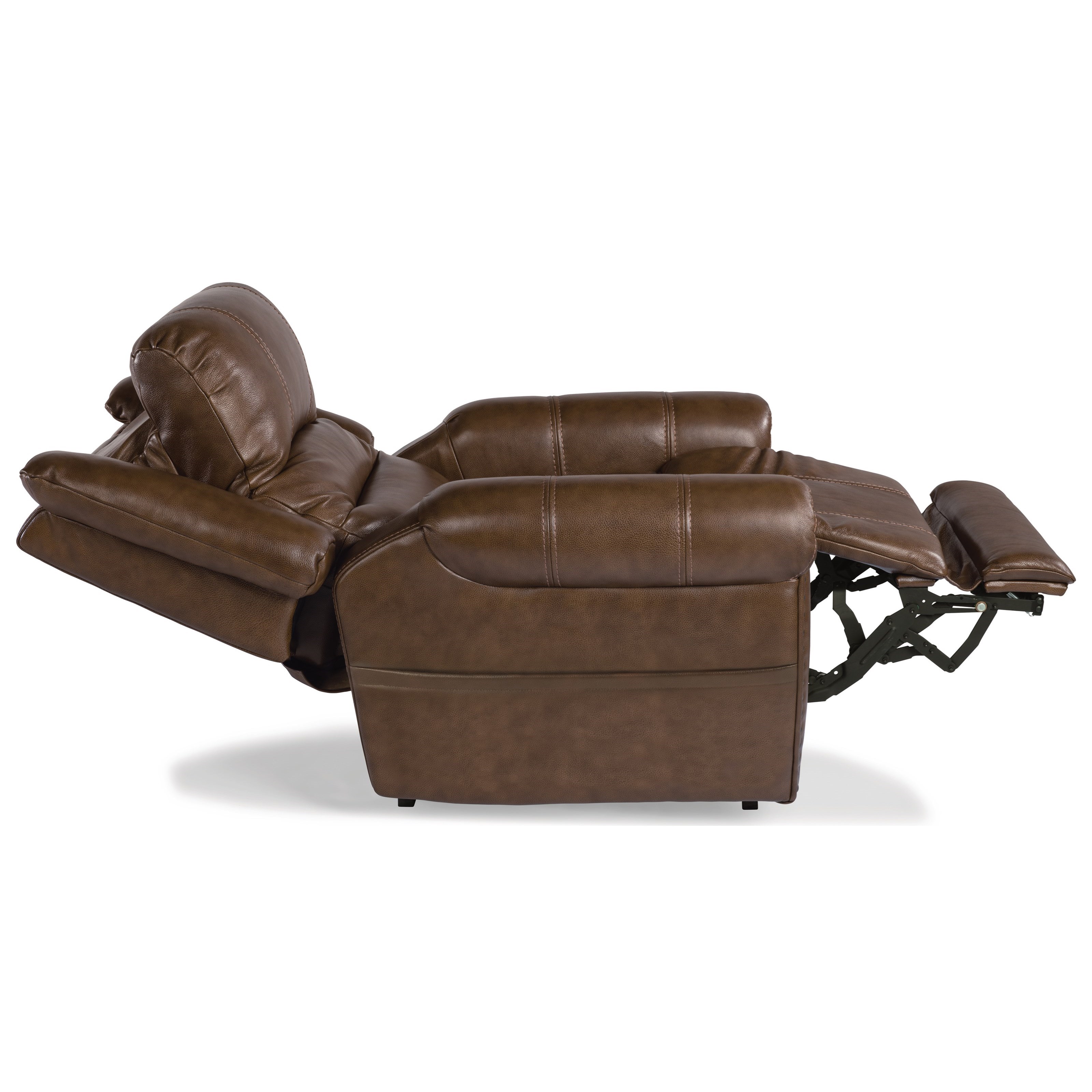 Flexsteel Latitudes Oscar 1591 55PH Power Lift Recliner with Power Headrest and Lumbar Support Furniture and ApplianceMart Recliner Lay Flat
