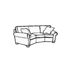 Flexsteel vail on sale conversation sofa