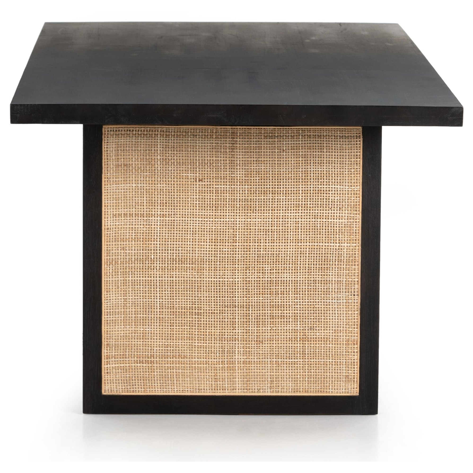 Four Hands Clarita 227888001 Clarita Dining Table Black Mango Reeds