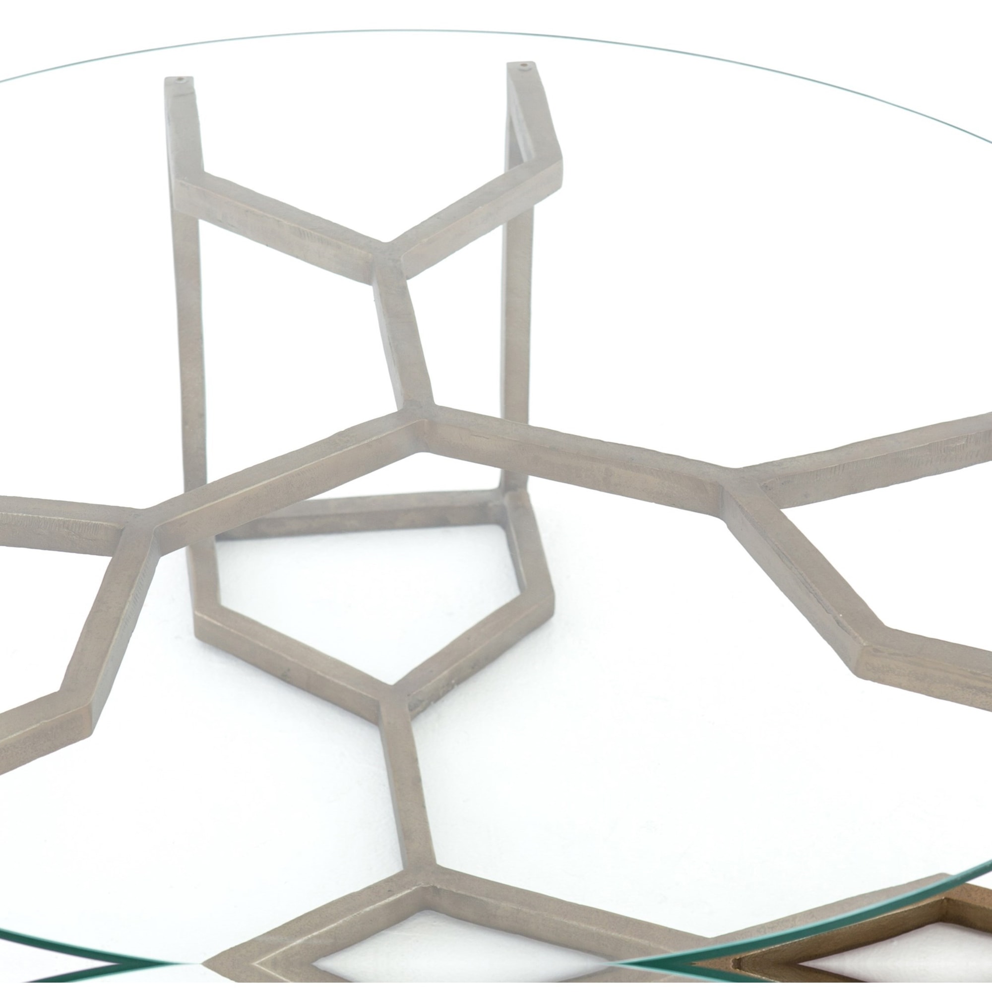 Four Hands Marlow IMAR191 Naomi Round Coffee Table Malouf Furniture Co. Cocktail/Coffee Tables