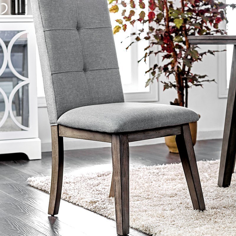 Furniture of America Abelone CM3354GY SC 2PK VN Set of 2 Mid
