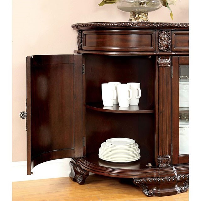 Furniture of america best sale bellagio round dining table
