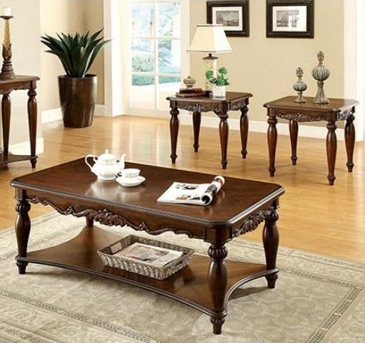 Traditional coffee and end table sets hotsell