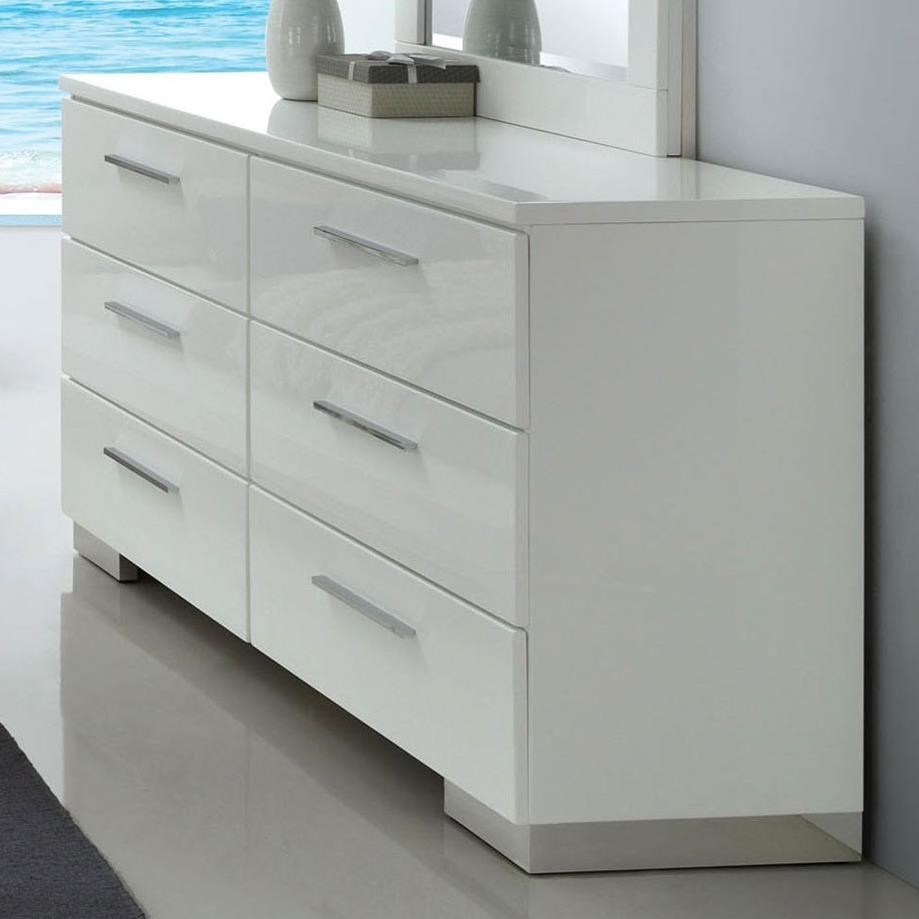 Value city white on sale dresser