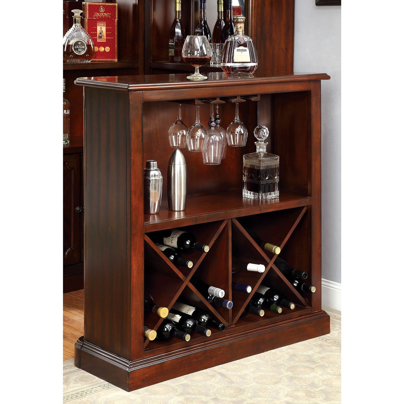 Standing online liquor cabinet