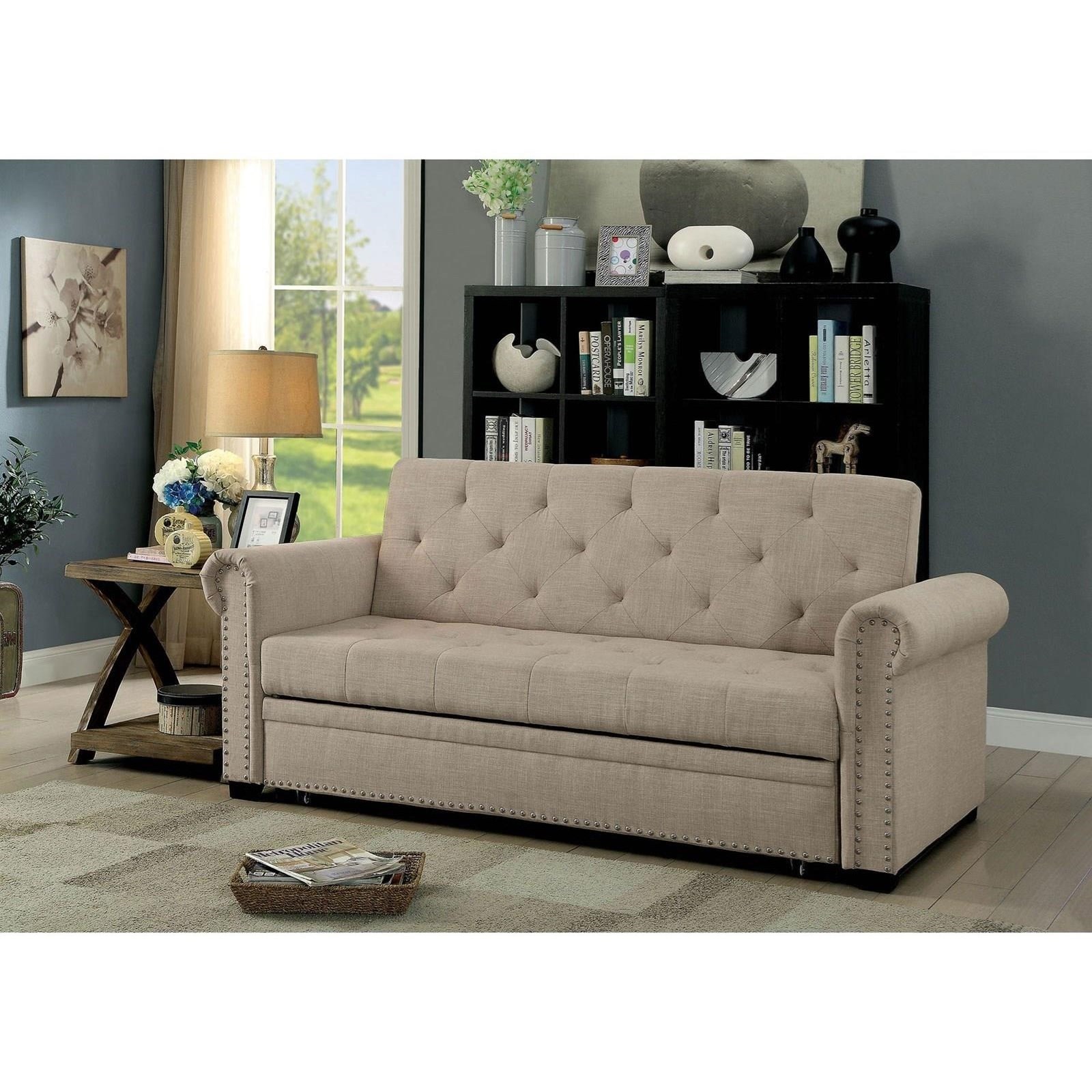 Furniture of America Iona CM2603 PK Futon Sofa Dream Home