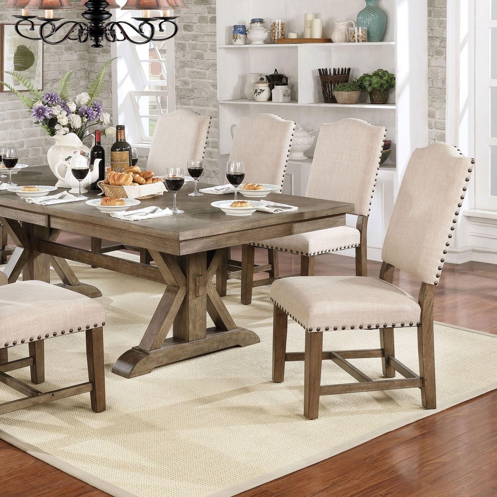 Furniture of America FOA Julia CM3014SC 2PK Set of 2 Vintage