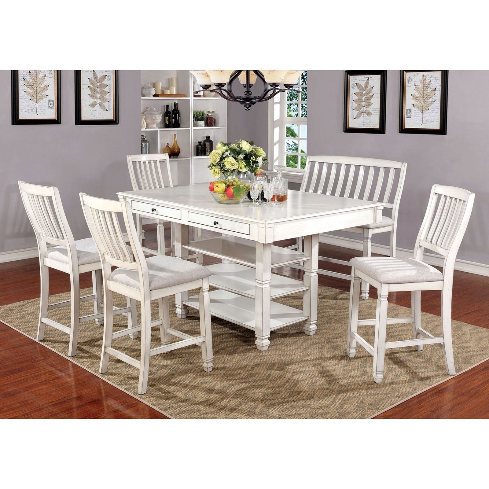 7 piece pub style dining set deals