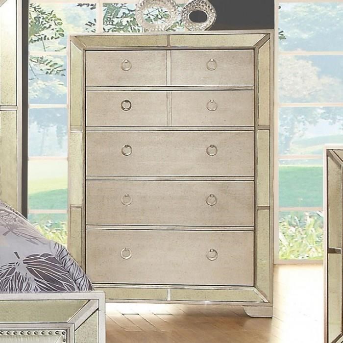 Furniture of America FOA Loraine CM7195C Chest of Drawers with 5