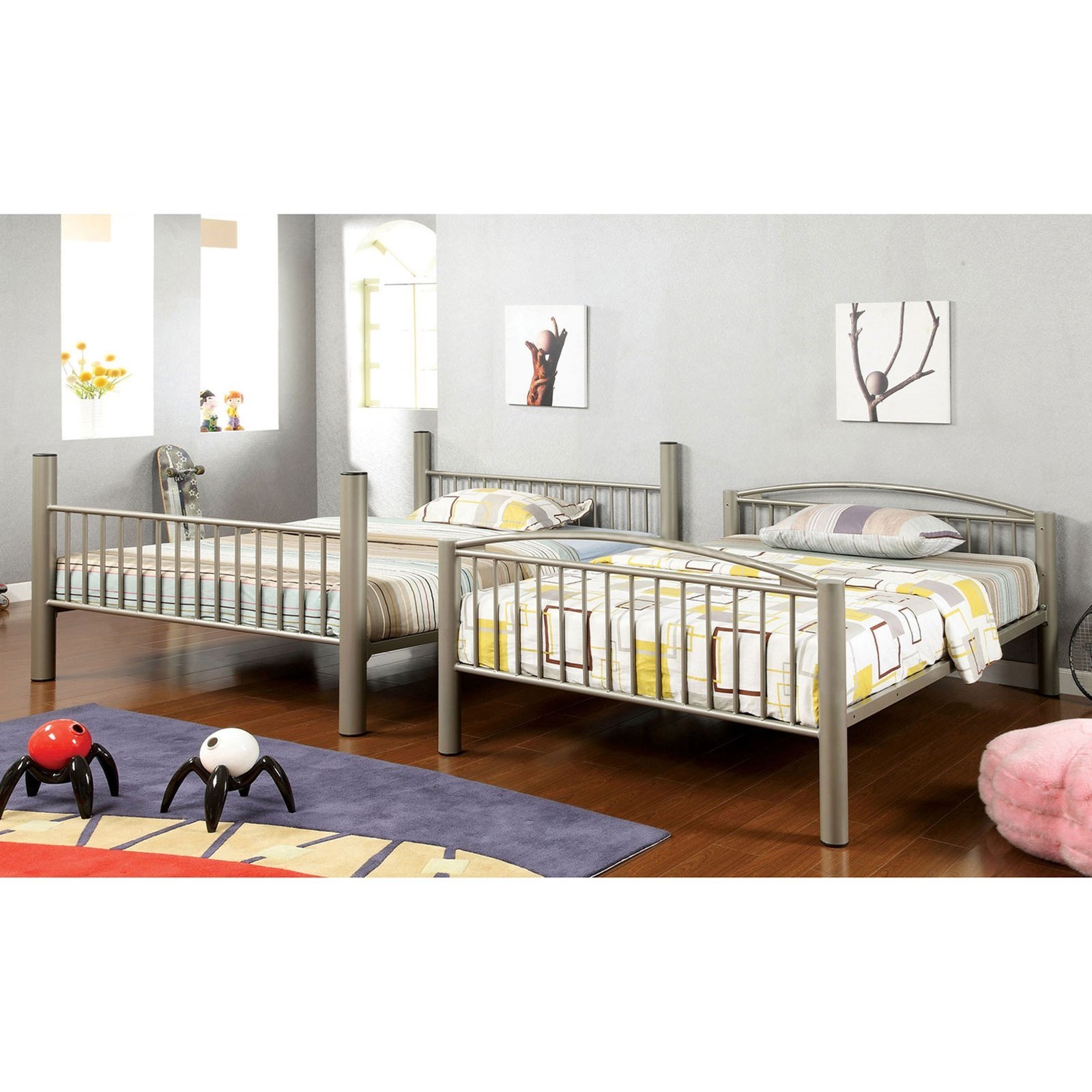 Gold top bunk beds