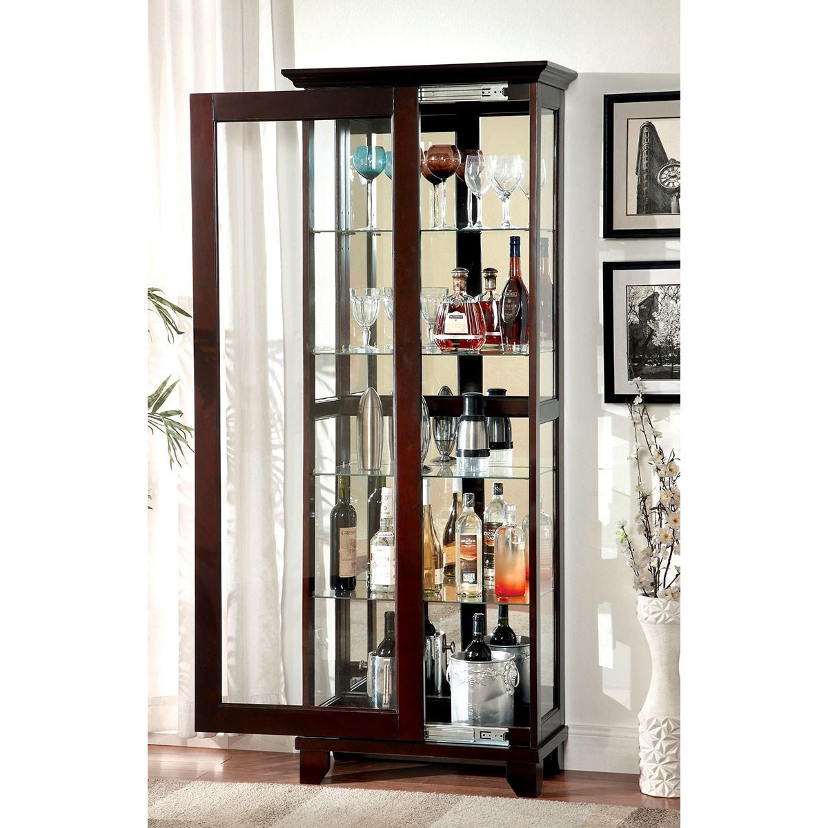 Value city sales furniture curio cabinets