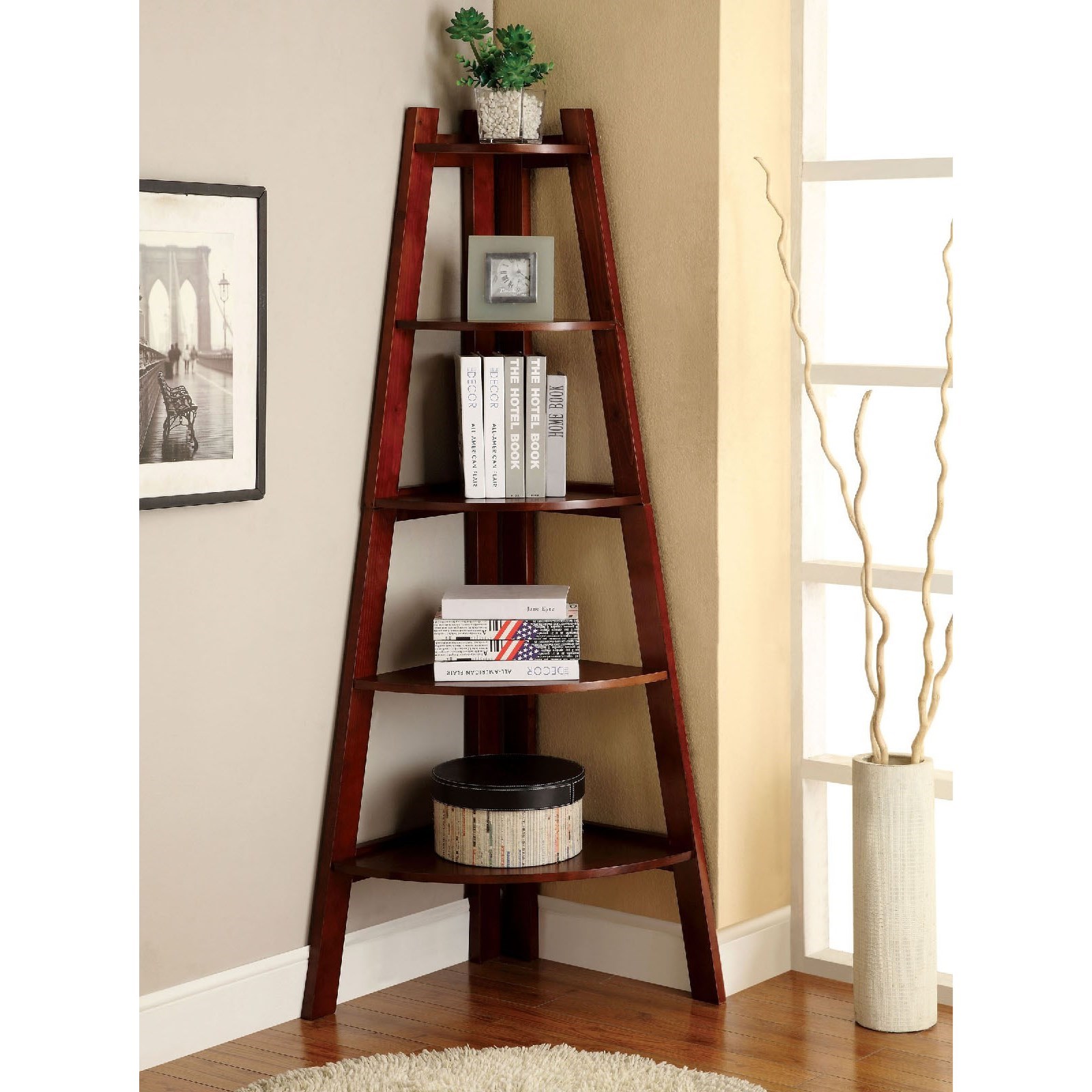 Bronx corner ladder sales shelf