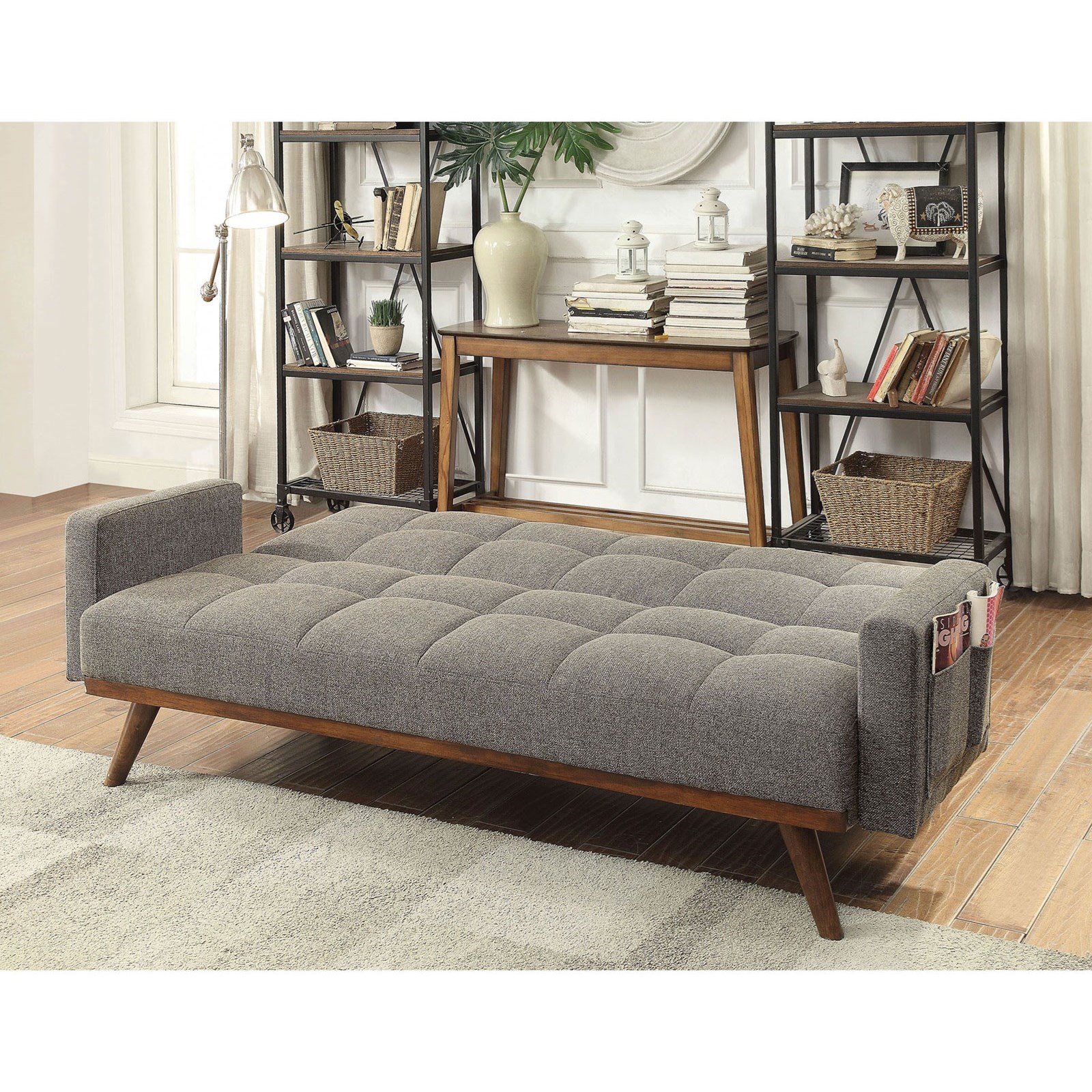 Furniture of America Nettie FOAM CM2605 Futon Sofa Value City