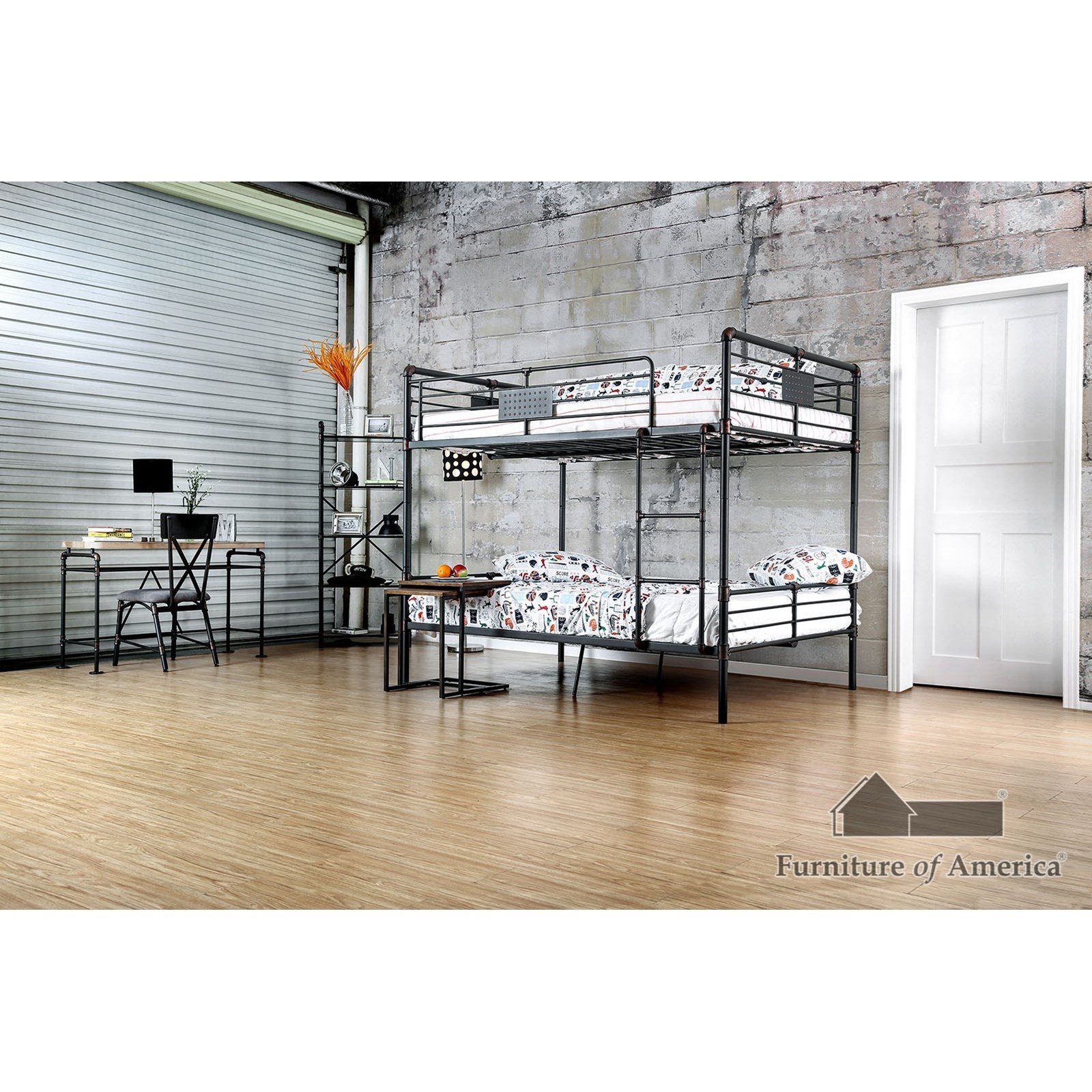 Olga twin over online full bunk bed