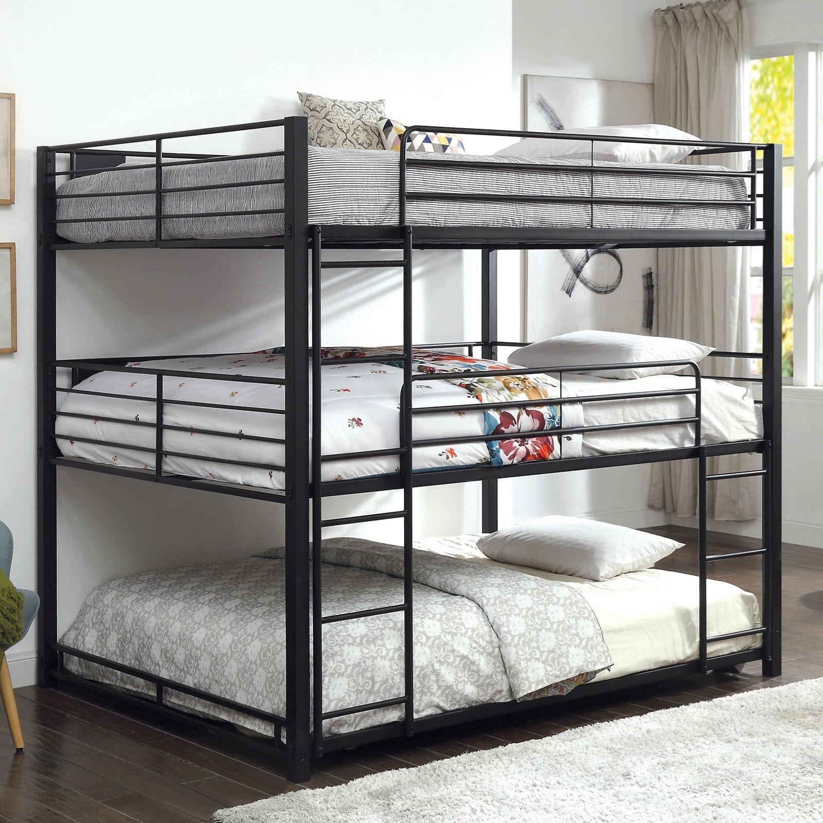 Olga twin over on sale full bunk bed