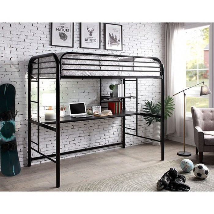Furniture of America Opal CM BK937BK Twin over Twin over Twin Bunk