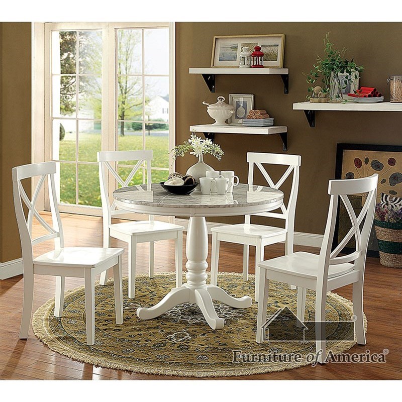 Furniture of America Penelope CM3546RT TABLE Round Table with