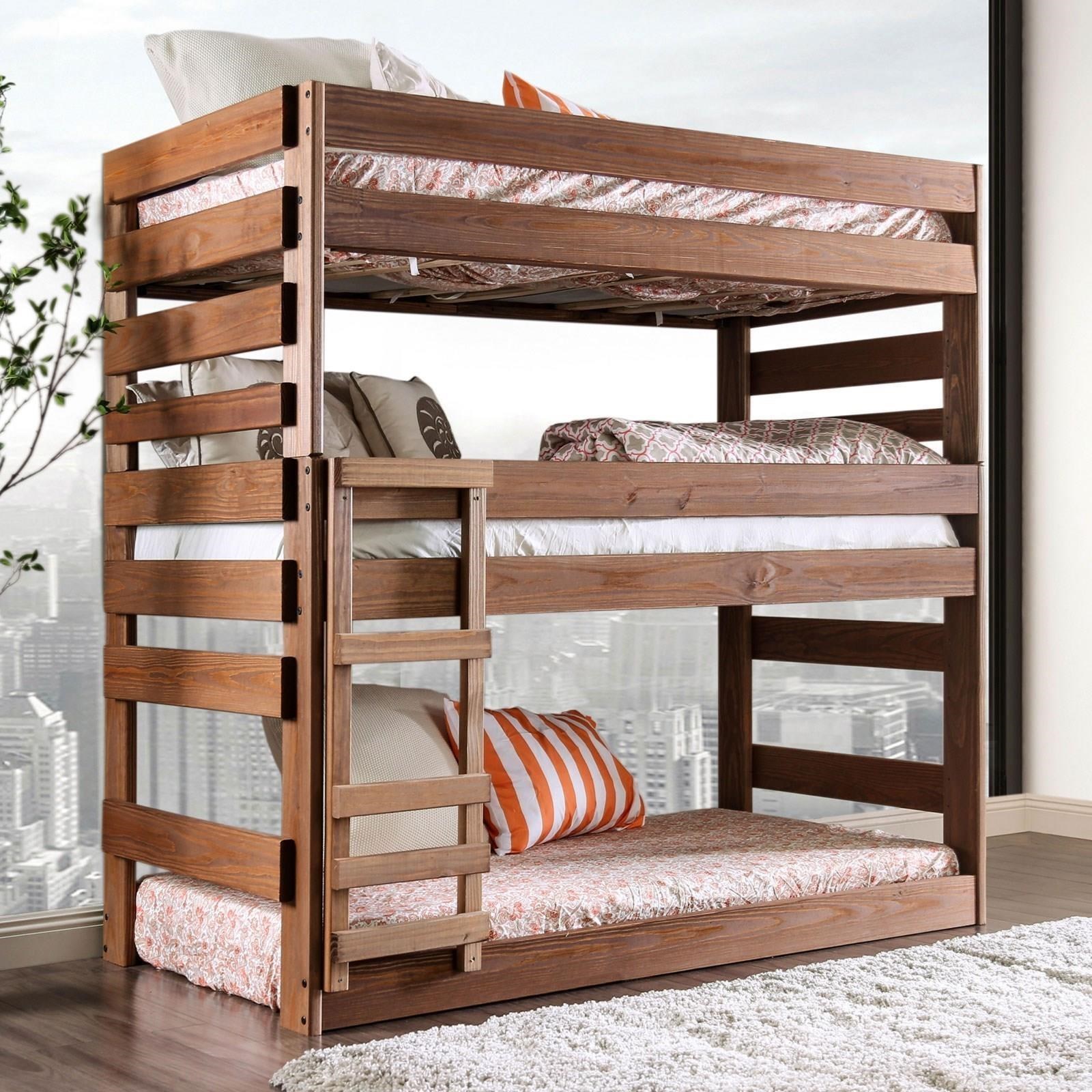 Triple decker hotsell bunk bed
