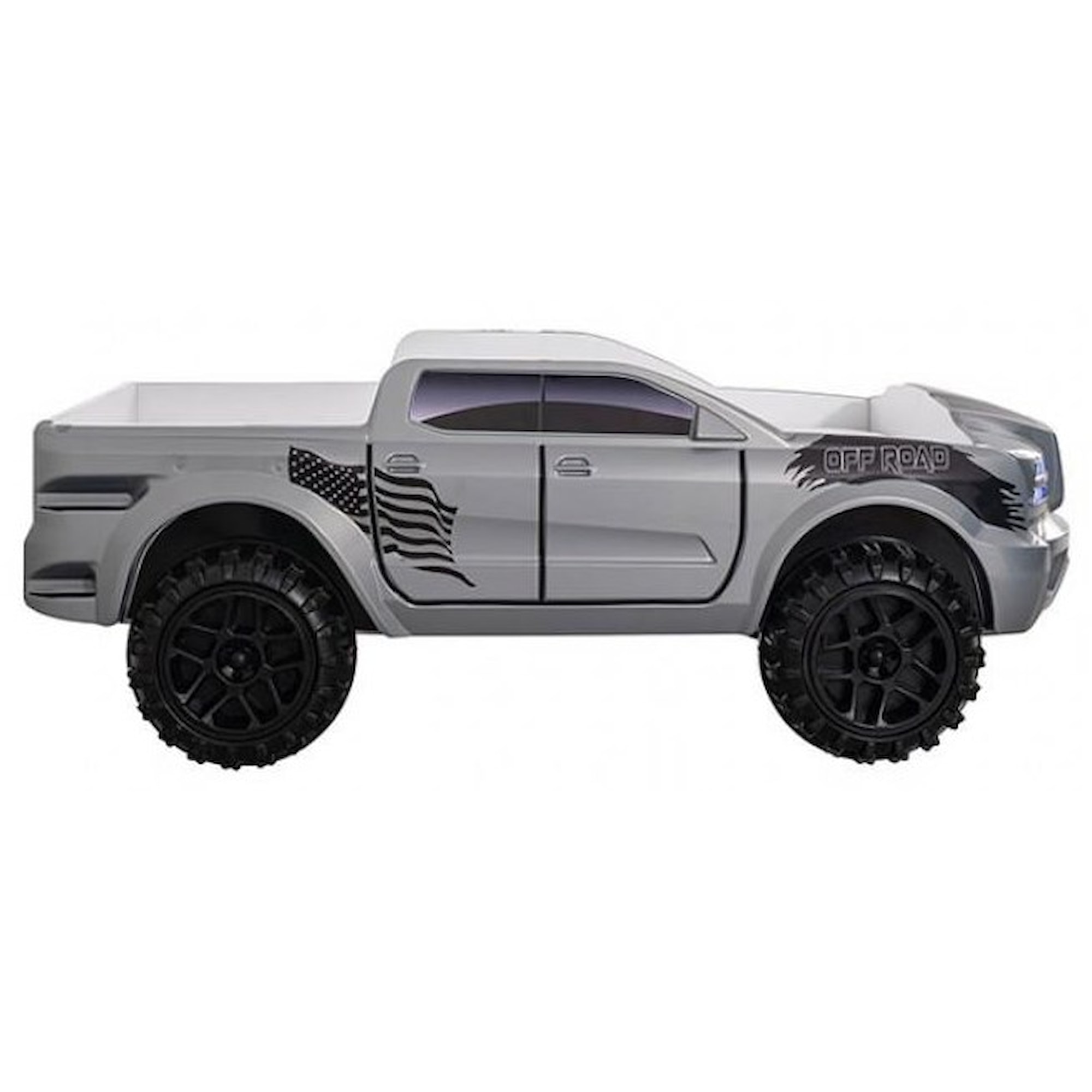 Furniture of America FOA Truck FOA7725GY Twin Truck Bed Grey Del
