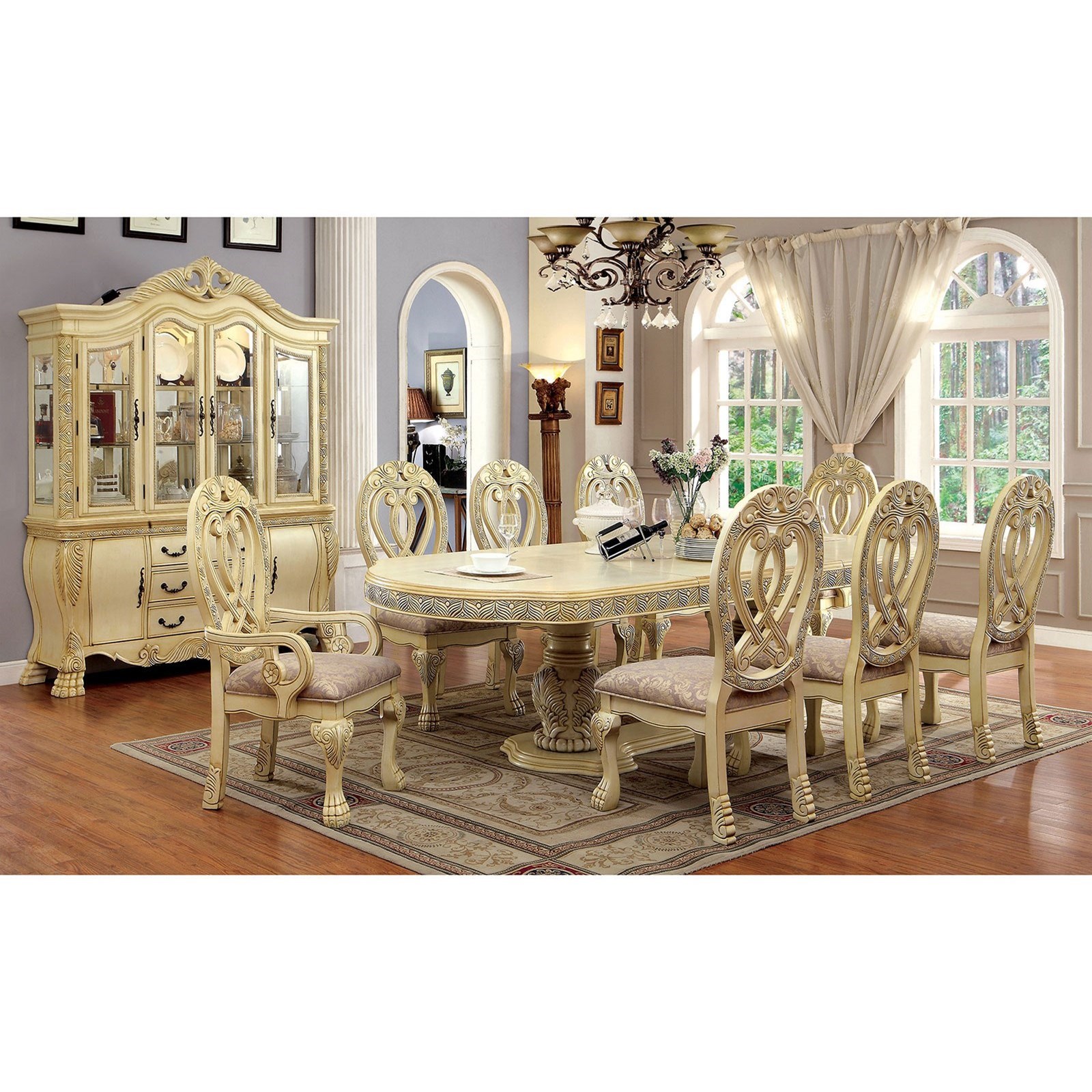 Set of two discount dining room chairs