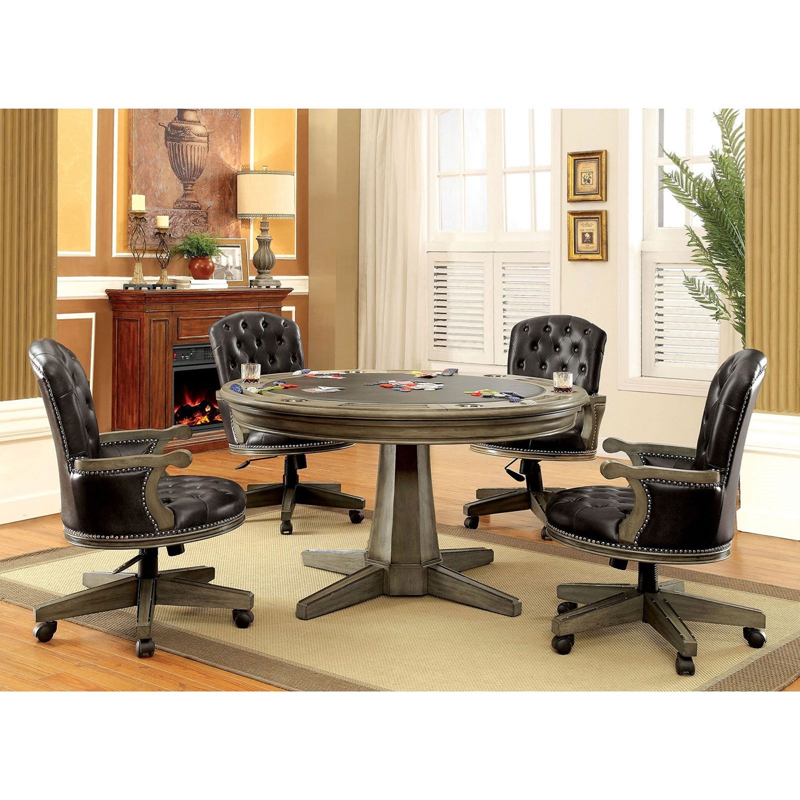Game table sets with chairs outlet